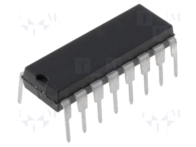 Diode: TVS netwerk; 2V; 1A; DIP16; Eigenschappen: ESD bescherming Diode: TVS netwerk; 2V; 1A; DIP16; Eigenschappen: ESD bescherming